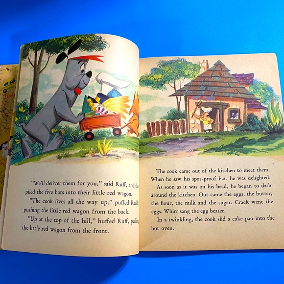 HANNA-BARBERA RUFF AND REDDY VTG 1959 A LITTLE GOLDEN HARDCOVER CLASSIC BOOK - Picture 5 of 13